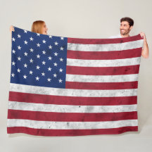 USA-Flagge Vintag Rot-Blau Amerika patriotisch