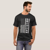 USA-Flagge Vintag T-Shirt (Vorne ganz)