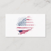 USA-Flagge Visitenkarte (Vorderseite)