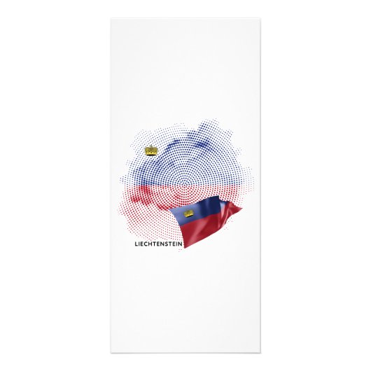 USA-Flagge Werbekarte (Vorne)