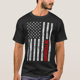 USA-Flagge - Wyoming T-Shirt