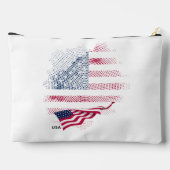 USA-Flagge Zubehörtasche (Rückseite)