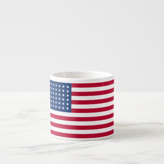 USA-Flaggeespresso-Tasse Espressotasse (Vorderseite)