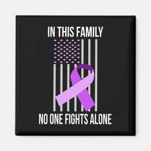 USA Flaggen Alzheimer Ribbon Alzheimer Disease Awa Magnet