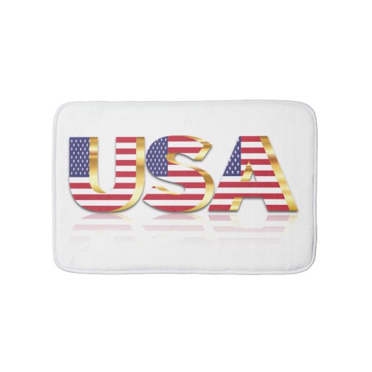 USA-Flaggen-Badmatte Badematte (Vorderseite)