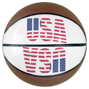 USA-Flaggen-Basketball - Sterne und Streifen Ameri Basketball