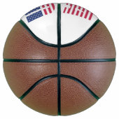 USA-Flaggen-Basketball - Sterne und Streifen Ameri Basketball (Rechts)
