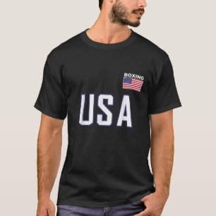 USA Flaggen Boxing Cool Boxer Training Equipment M T-Shirt