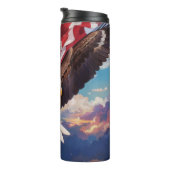 *~* USA Flaggen EAGLE Patriotic Sun Sky America AP Thermosbecher (Nach rechts gedreht)