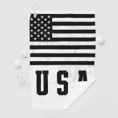 USA-Flaggen-Golftuch Golfhandtuch (Insitu)