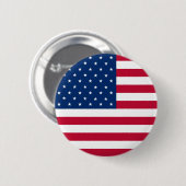 USA-Flaggen-Knopf Button (Vorne & Hinten)
