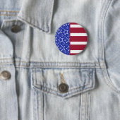 USA-Flaggen-Knopf Button (Beispiel)