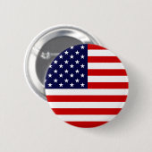 USA-Flaggen-Knopf Button (Vorne & Hinten)
