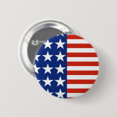 USA-Flaggen-Knopf Button (Vorne & Hinten)