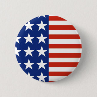 USA-Flaggen-Knopf Button