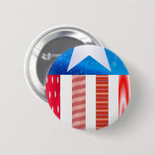 USA-Flaggen-Knopf Button (Vorne & Hinten)