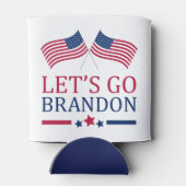 USA Flaggen Let's Go Brandon Can Cooler Dosenkühler (Rückseite)