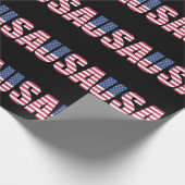 USA-Flaggen-Muster-Geschenkverpackungspapier - Ste Geschenkpapier (Ecke)