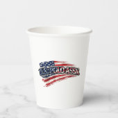 USA-Flaggen-Party-Papierbecher Pappbecher (Rückseite)