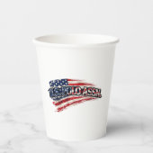 USA-Flaggen-Party-Papierbecher Pappbecher (Vorderseite)