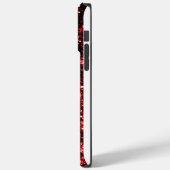 USA Flaggen Rot-Blau-Glitzern Glitzern Case-Mate iPhone Hülle (Rückseite / Links)