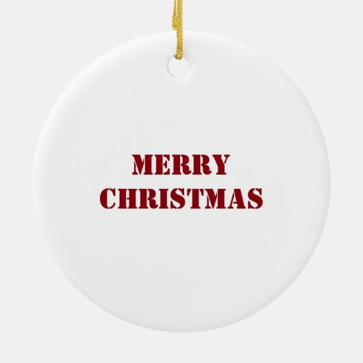 USA Flaggen Rot-Blau-Glitzern Glitzern Monogram Keramik Ornament (Hinten)