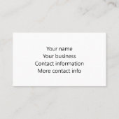 USA Flaggen Rot-Blau-Glitzern Glitzern Monogram Visitenkarte (Rückseite)