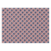 USA Flaggen - rote und blaue Glitzern Glitzer Must Tischdecke (Vorderseite (Horizontal))