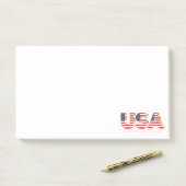 USA-Flaggen-Sticknotes Post-it Klebezettel (Auf Schreibtisch)