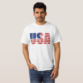 USA-Flaggen-T - Shirt (Vorne ganz)