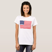 USA-Flaggen-T - Shirts (Vorne ganz)