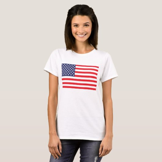 USA-Flaggen-T - Shirts (Vorne ganz)