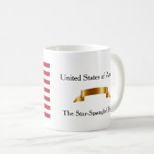 USA-Flaggen-Tasse Kaffeetasse (VorderseiteRechts)