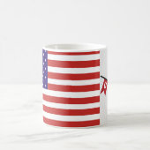 USA-Flaggen-Tasse Kaffeetasse (Mittel)