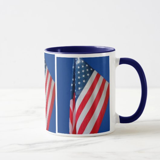 USA-Flaggen-Tasse Tasse (Rechts)