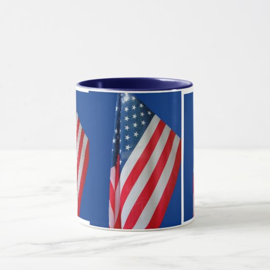USA-Flaggen-Tasse Tasse (Zentrum)