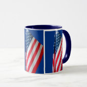 USA-Flaggen-Tasse Tasse (VorderseiteRechts)