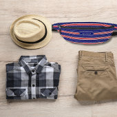 USA - Flaggen und Sterne Bauchtasche