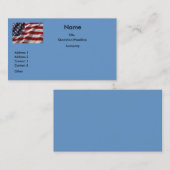 USA-Flaggen-Visitenkarte #6 Visitenkarte (Vorne/Hinten)