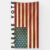 USA-Flaggenabstimmung Banner (Vertikal)