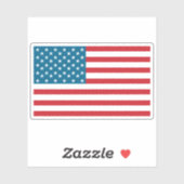 USA Flaggenaufkleber Aufkleber (Blatt)