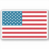 USA Flaggenaufkleber Aufkleber (Vorderseite)