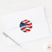 USA Flaggenaufkleber und Umschlag Aufkleber (Umschlag)