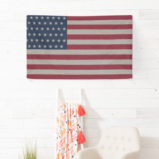 USA-FLAGGENBANNER 4. JULI BANNER (Insitu)