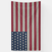 USA-FLAGGENBANNER 4. JULI BANNER (Vertikal)