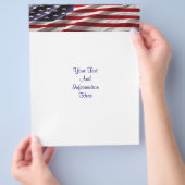 USA-Flaggenbanner Flyer (Hand)