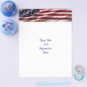USA-Flaggenbanner Flyer (Einzeln)
