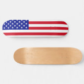 USA Flaggenbild für Skateboard (Horizontal)
