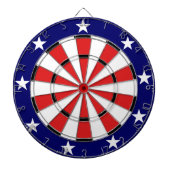 USA Flaggenfarben Dartscheibe (vorne)