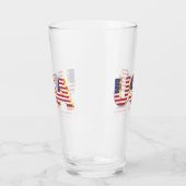 USA Flaggenglas Glas (Links)